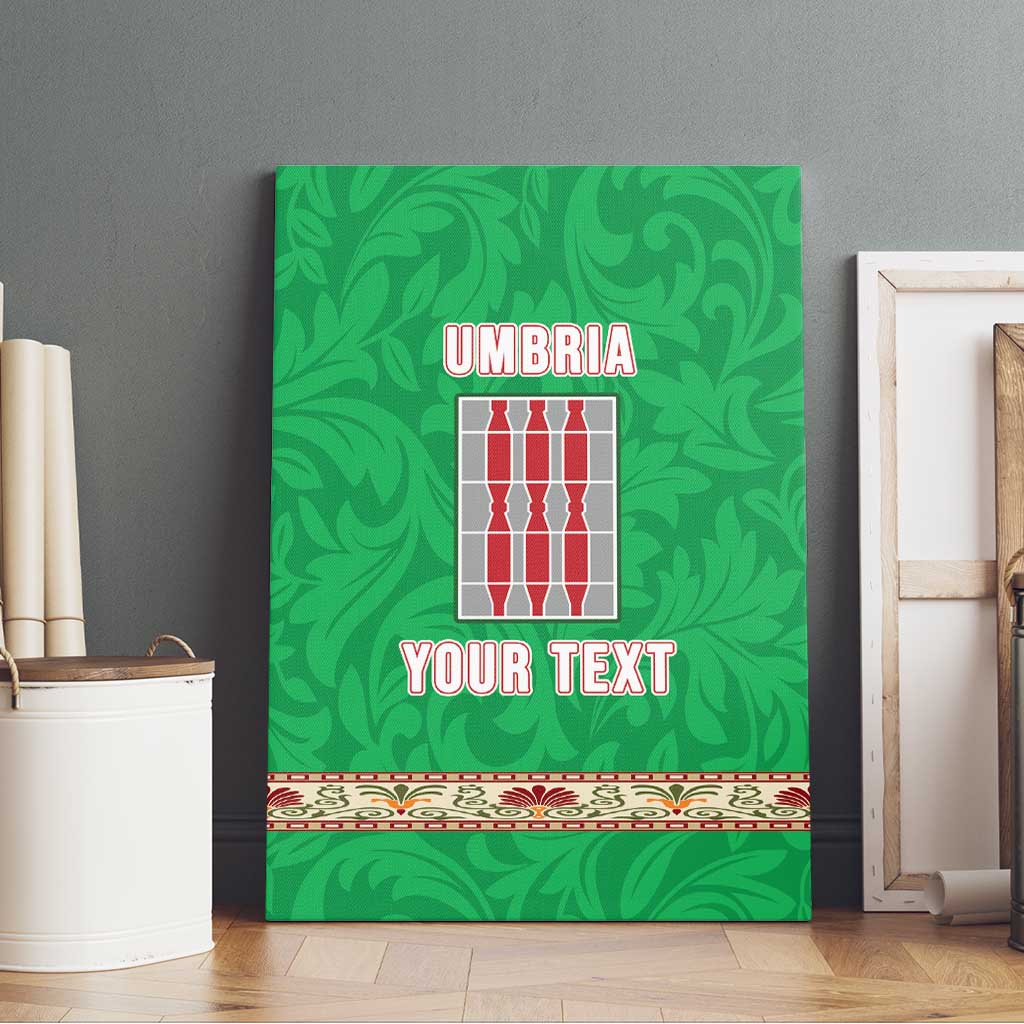 Personalized Italy Umbria Canvas Wall Art Flag Style - Wonder Print Shop