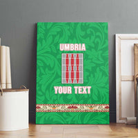 Personalized Italy Umbria Canvas Wall Art Flag Style - Wonder Print Shop