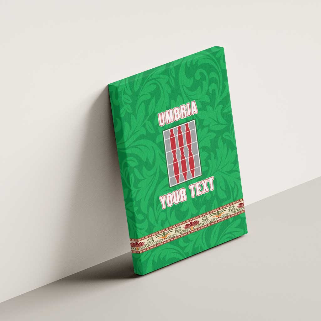 Personalized Italy Umbria Canvas Wall Art Flag Style - Wonder Print Shop