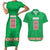Personalized Italy Umbria Couples Matching Short Sleeve Bodycon Dress and Hawaiian Shirt Flag Style LT19