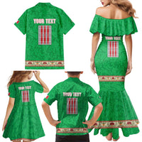 Personalized Italy Umbria Family Matching Mermaid Dress and Hawaiian Shirt Flag Style LT19