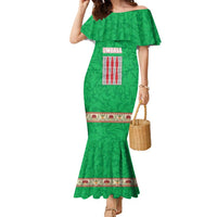 Personalized Italy Umbria Family Matching Mermaid Dress and Hawaiian Shirt Flag Style LT19