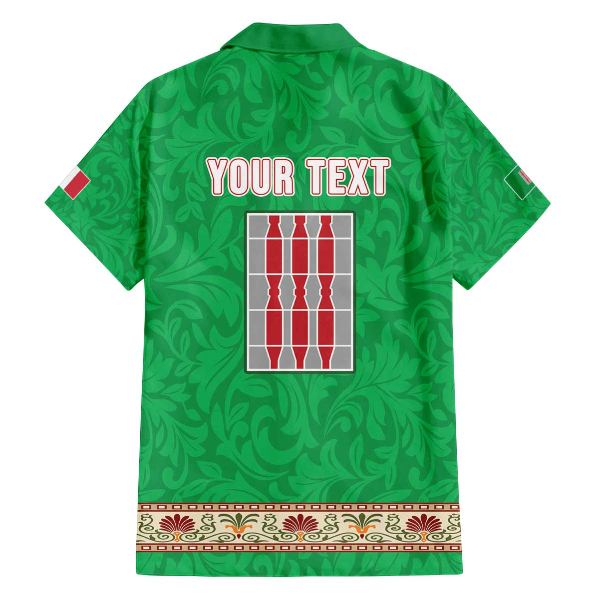 Personalized Italy Umbria Family Matching Off The Shoulder Long Sleeve Dress and Hawaiian Shirt Flag Style LT19
