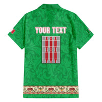 Personalized Italy Umbria Family Matching Short Sleeve Bodycon Dress and Hawaiian Shirt Flag Style LT19