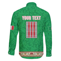 Personalized Italy Umbria Family Matching Short Sleeve Bodycon Dress and Hawaiian Shirt Flag Style LT19