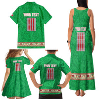Personalized Italy Umbria Family Matching Tank Maxi Dress and Hawaiian Shirt Flag Style LT19