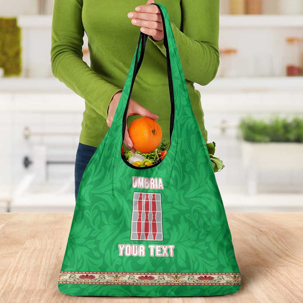 Personalized Italy Umbria Grocery Bag Flag Style - Wonder Print Shop