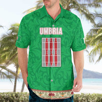 Personalized Italy Umbria Hawaiian Shirt Flag Style LT19