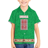 Personalized Italy Umbria Hawaiian Shirt Flag Style LT19