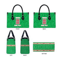 Personalized Italy Umbria Leather Bag Flag Style - Wonder Print Shop