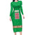Personalized Italy Umbria Long Sleeve Bodycon Dress Flag Style LT19