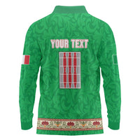 Personalized Italy Umbria Long Sleeve Polo Shirt Flag Style LT19