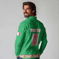 Personalized Italy Umbria Long Sleeve Polo Shirt Flag Style LT19