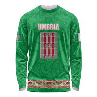 Personalized Italy Umbria Long Sleeve Shirt Flag Style LT19