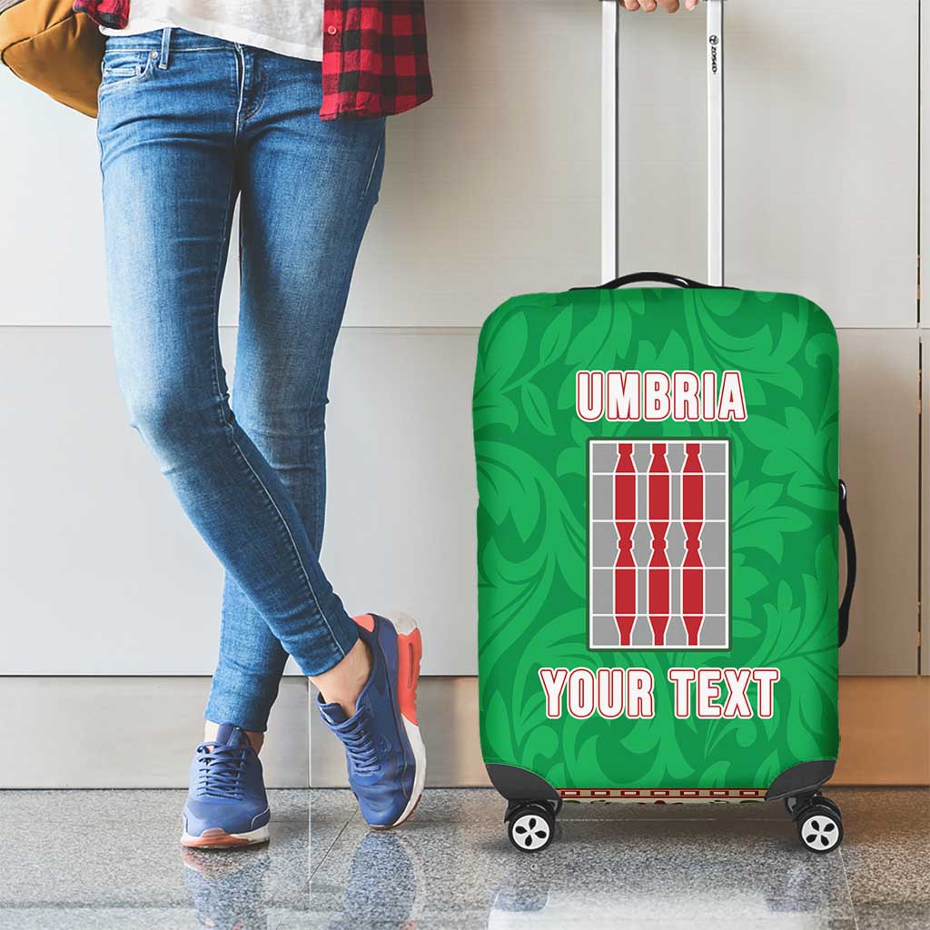 Personalized Italy Umbria Luggage Cover Flag Style - Wonder Print Shop
