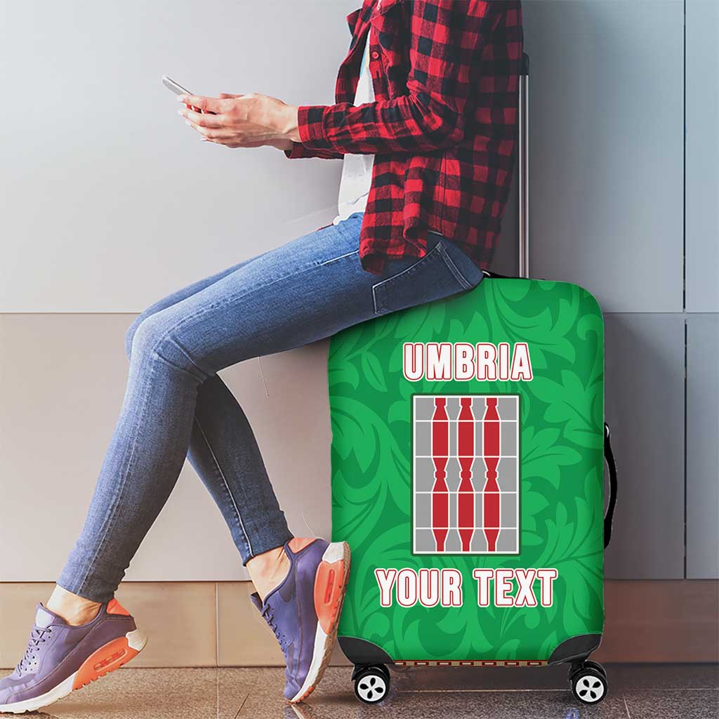 Personalized Italy Umbria Luggage Cover Flag Style - Wonder Print Shop