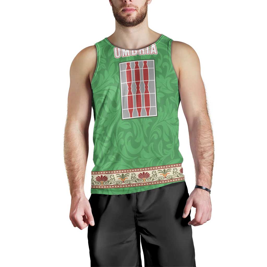 Personalized Italy Umbria Men Tank Top Flag Style LT19