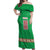 Personalized Italy Umbria Off Shoulder Maxi Dress Flag Style LT19