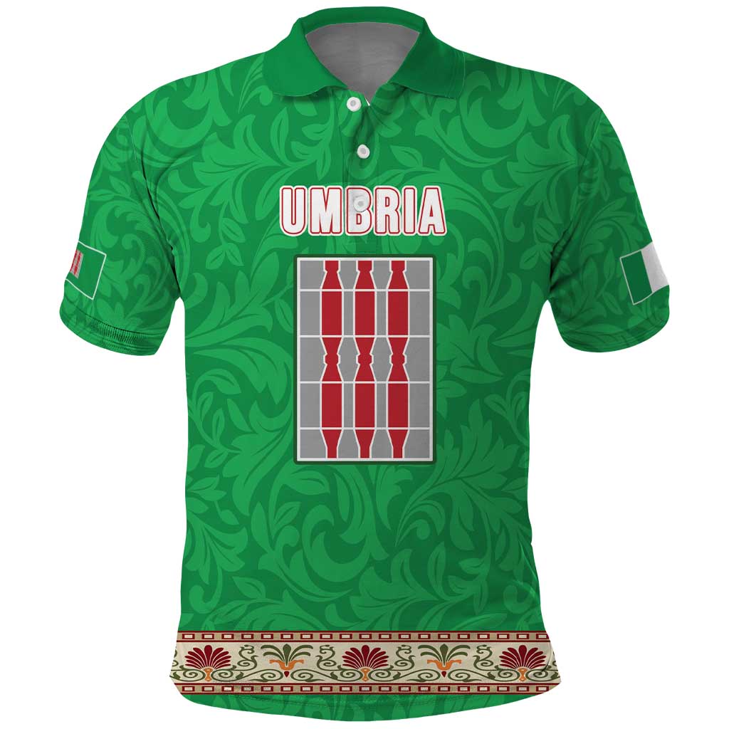 Personalized Italy Umbria Polo Shirt Flag Style LT19