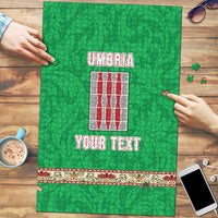 Personalized Italy Umbria Puzzle Flag Style - Wonder Print Shop