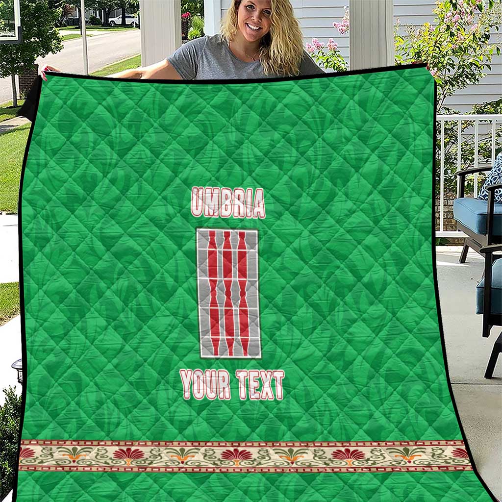 Personalized Italy Umbria Quilt Flag Style - Wonder Print Shop