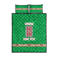 Personalized Italy Umbria Quilt Bed Set Flag Style - Wonder Print Shop