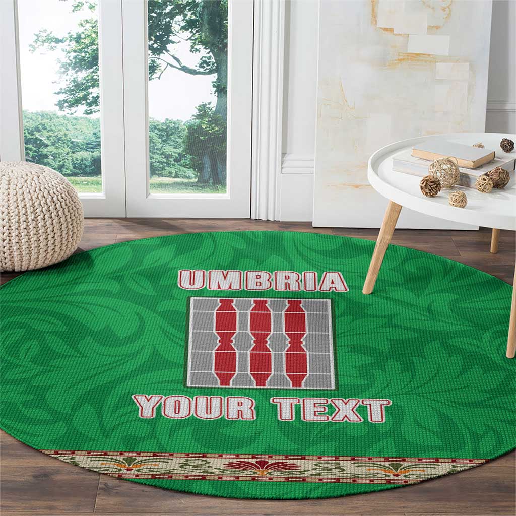 Personalized Italy Umbria Round Carpet Flag Style - Wonder Print Shop