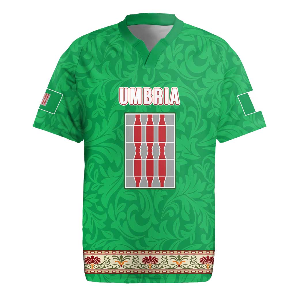Personalized Italy Umbria Rugby Jersey Flag Style LT19