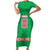 Personalized Italy Umbria Short Sleeve Bodycon Dress Flag Style LT19