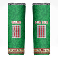 Personalized Italy Umbria Skinny Tumbler Flag Style - Wonder Print Shop
