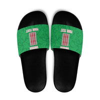 Personalized Italy Umbria Slide Sandals Flag Style - Wonder Print Shop
