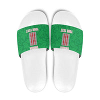 Personalized Italy Umbria Slide Sandals Flag Style - Wonder Print Shop