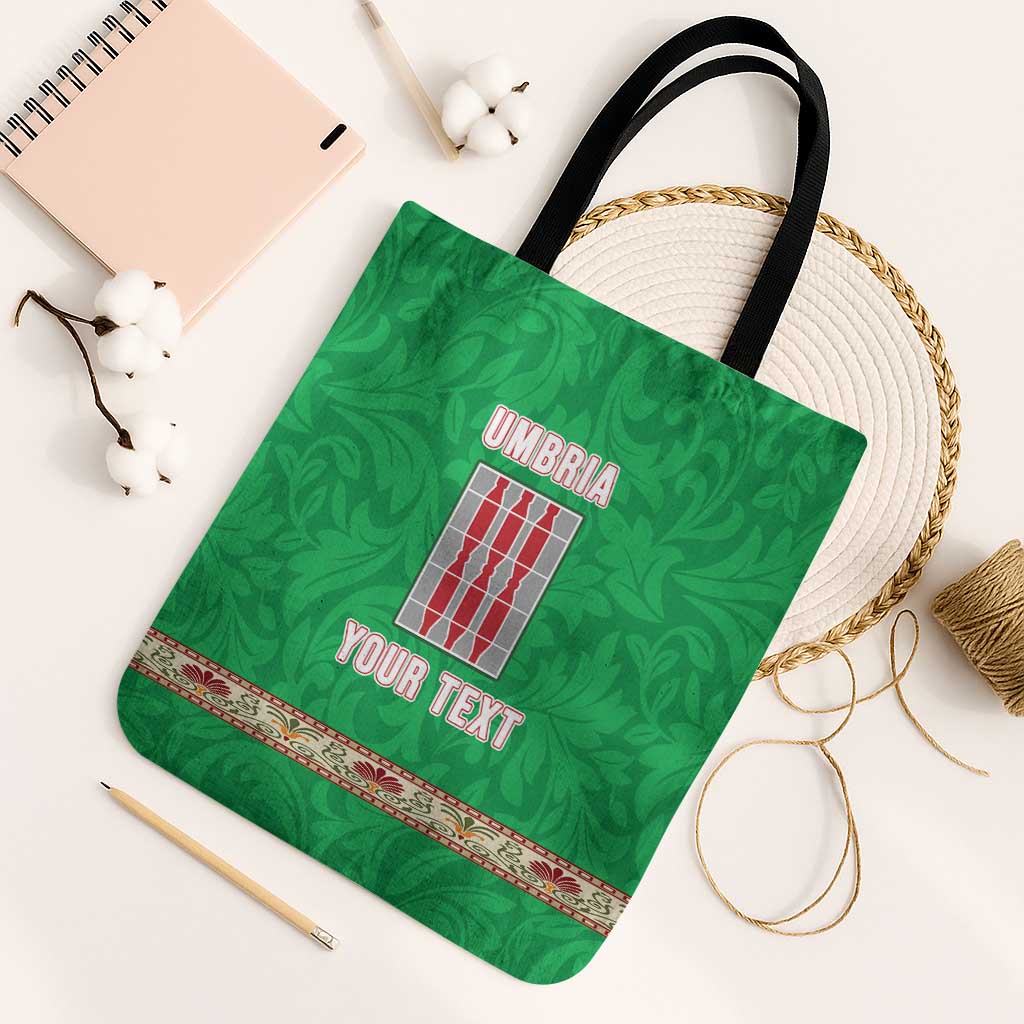 Personalized Italy Umbria Tote Bag Flag Style - Wonder Print Shop