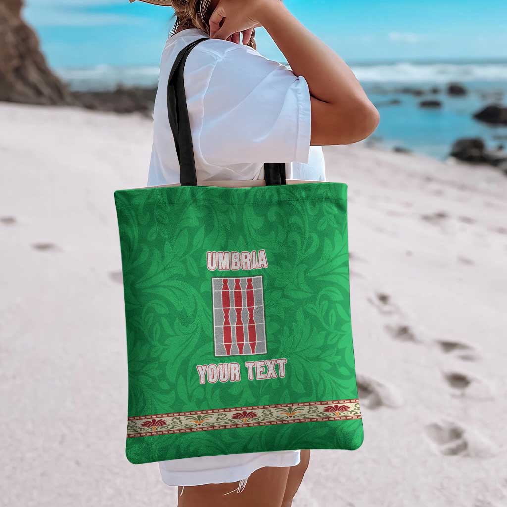 Personalized Italy Umbria Tote Bag Flag Style - Wonder Print Shop