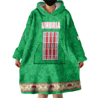 Personalized Italy Umbria Wearable Blanket Hoodie Flag Style LT19