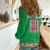 Personalized Italy Umbria Women Casual Shirt Flag Style LT19
