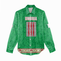 Personalized Italy Umbria Women Casual Shirt Flag Style LT19