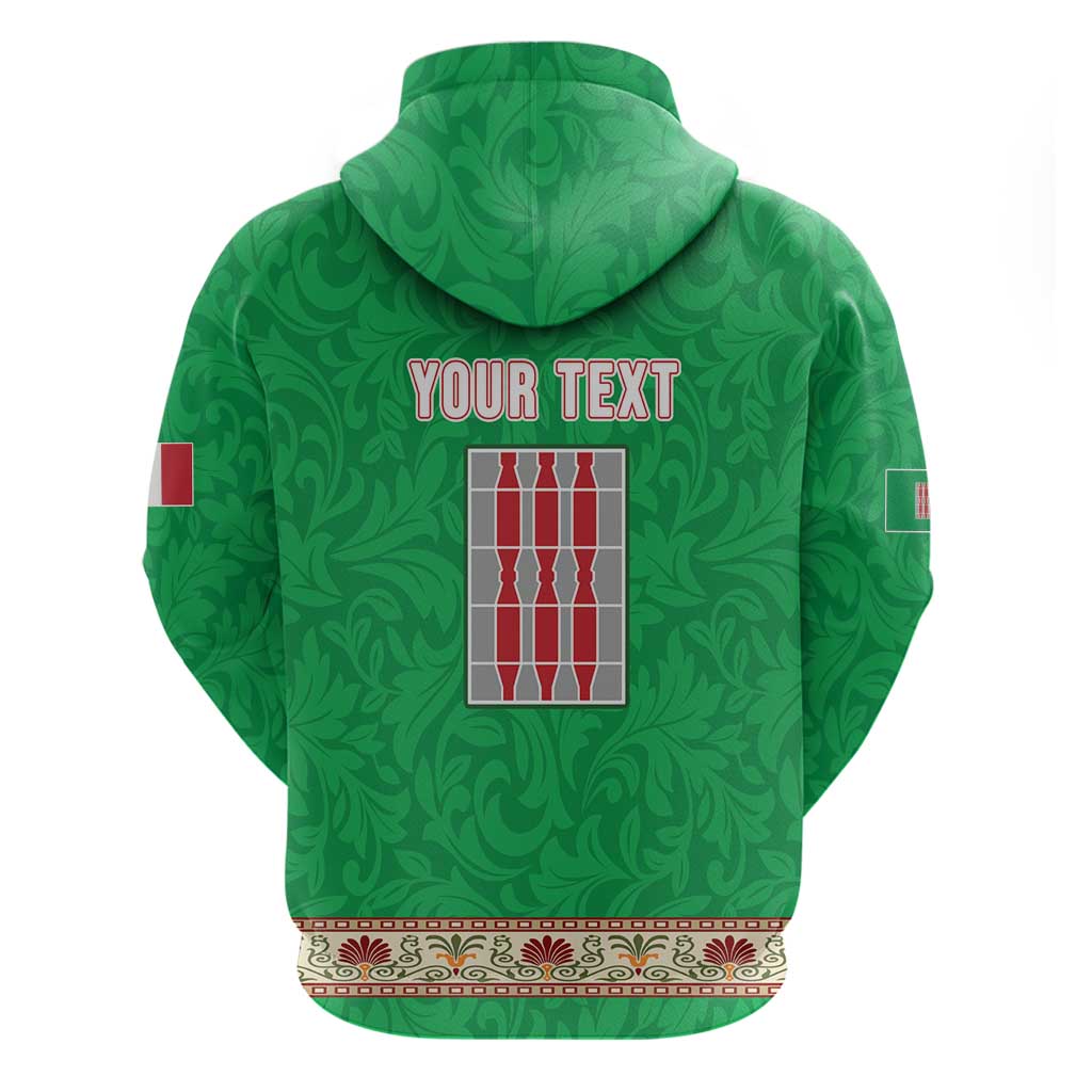 Personalized Italy Umbria Zip Hoodie Flag Style LT19
