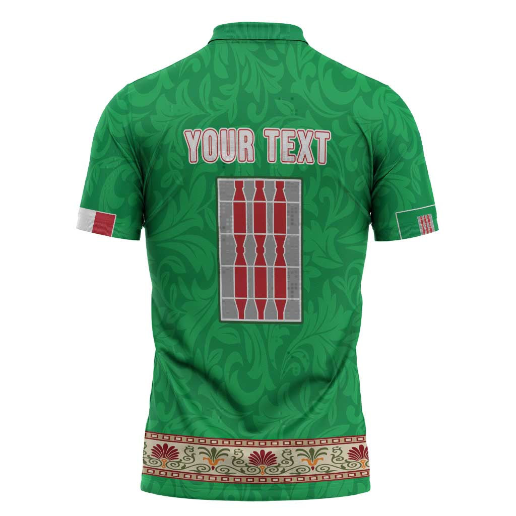 Personalized Italy Umbria Zipper Polo Shirt Flag Style LT19