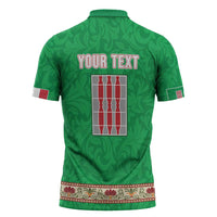 Personalized Italy Umbria Zipper Polo Shirt Flag Style LT19