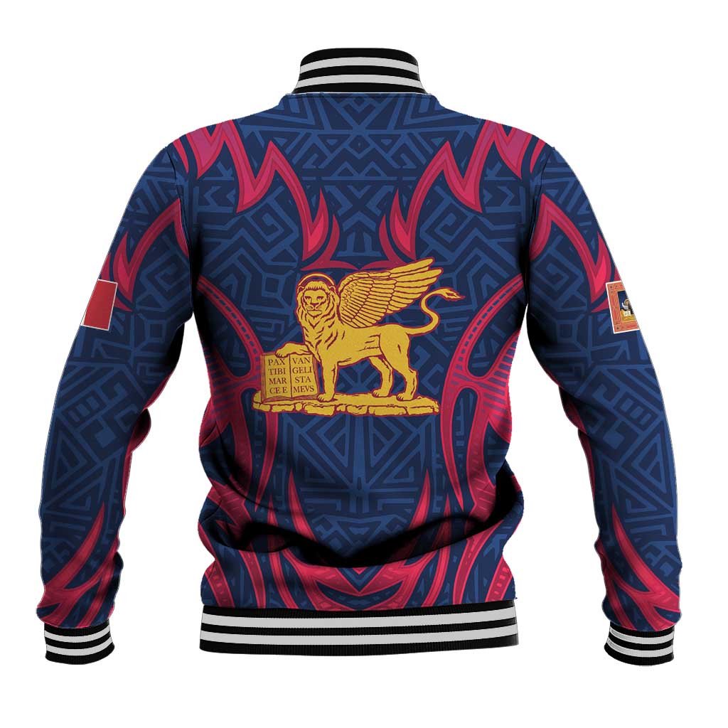 Italy Veneto Baseball Jacket Emblem With Flag Style LT19