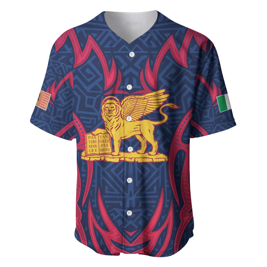 Italy Veneto Baseball Jersey Emblem With Flag Style LT19
