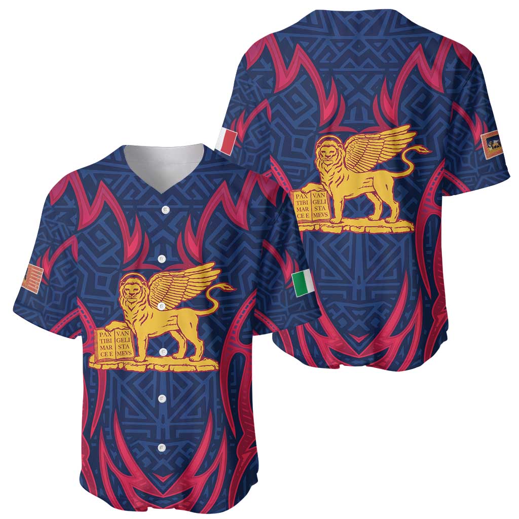 Italy Veneto Baseball Jersey Emblem With Flag Style LT19