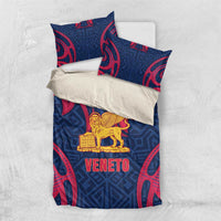 Italy Veneto Bedding Set Emblem With Flag Style - Wonder Print Shop