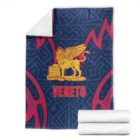 Italy Veneto Blanket Emblem With Flag Style - Wonder Print Shop