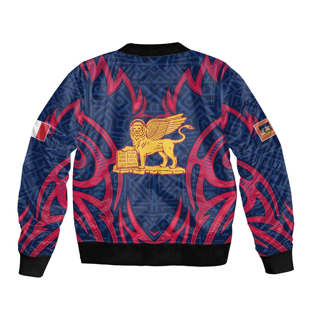 Italy Veneto Bomber Jacket Emblem With Flag Style LT19