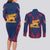 Italy Veneto Couples Matching Long Sleeve Bodycon Dress and Long Sleeve Button Shirt Emblem With Flag Style LT19