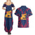 Italy Veneto Couples Matching Summer Maxi Dress and Hawaiian Shirt Emblem With Flag Style LT19