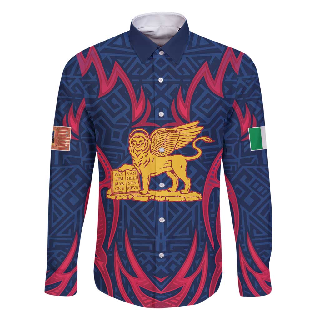 Italy Veneto Family Matching Off Shoulder Maxi Dress and Hawaiian Shirt Emblem With Flag Style LT19