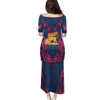 Italy Veneto Family Matching Puletasi and Hawaiian Shirt Emblem With Flag Style LT19